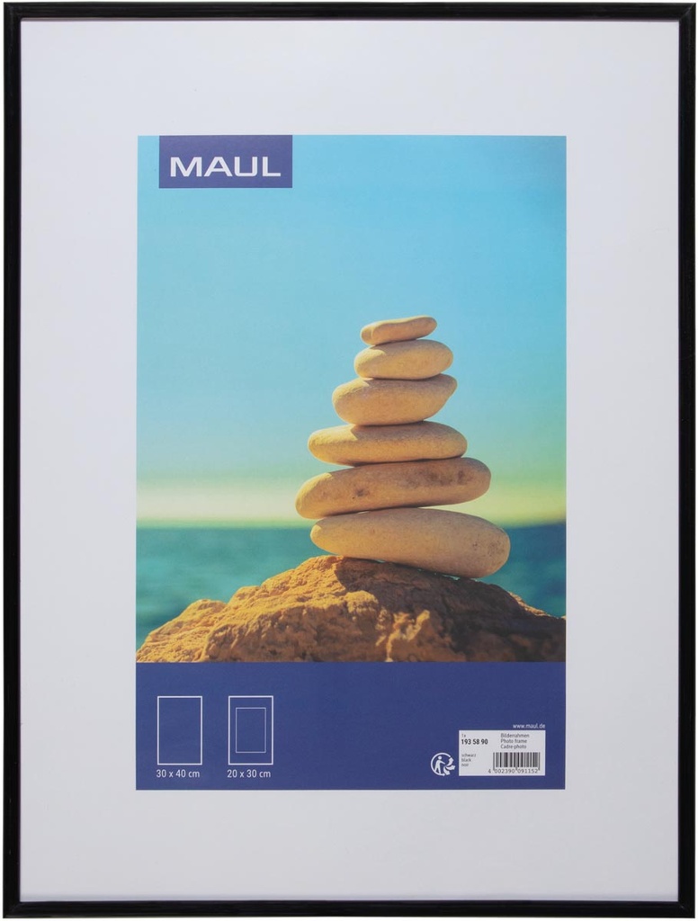 Fotolijst MAULart kunststof frame 30x40cm zwart