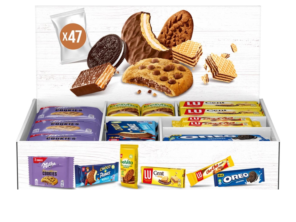 Koeken assortiment van Milka, Oreo en Lu mix (47)
