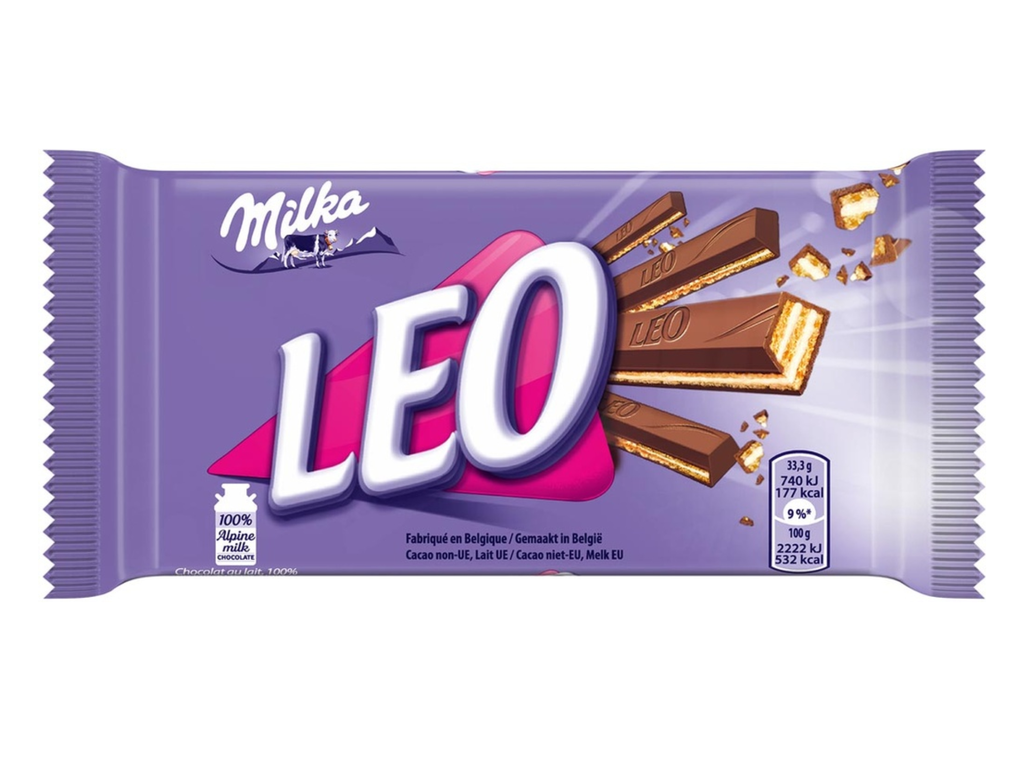 Melkchocoladereep Milka Leo 33g