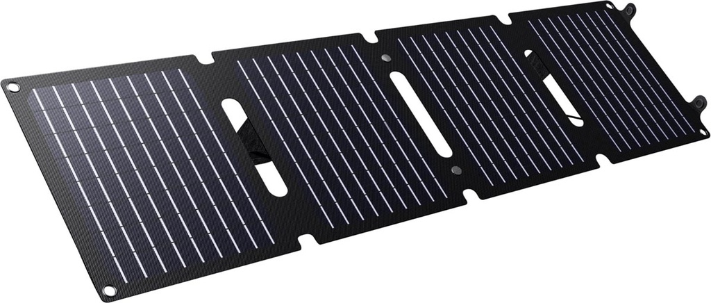 Opvouwbaar zonnepaneel Trust Zuny voor het opladen van smartphones en tablets 40W zwart