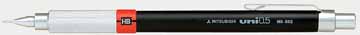 Vulpotlood Uni-Ball Premium HB 0,5mm zwart/rood