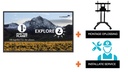 Touchscreen Legamaster Explore 2 86" + mobiel onderstel in hoogte verstelbaar