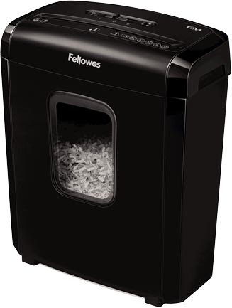 Papiervernietiger Fellowes Powershred 6M zwart