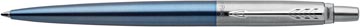 Balpen Parker Jotter blauwe inkt medium punt CT lichtblauw/zilver