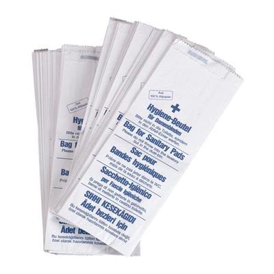 Maandverbandzakjes 27,5x11,5/7,5cm papier (1000)