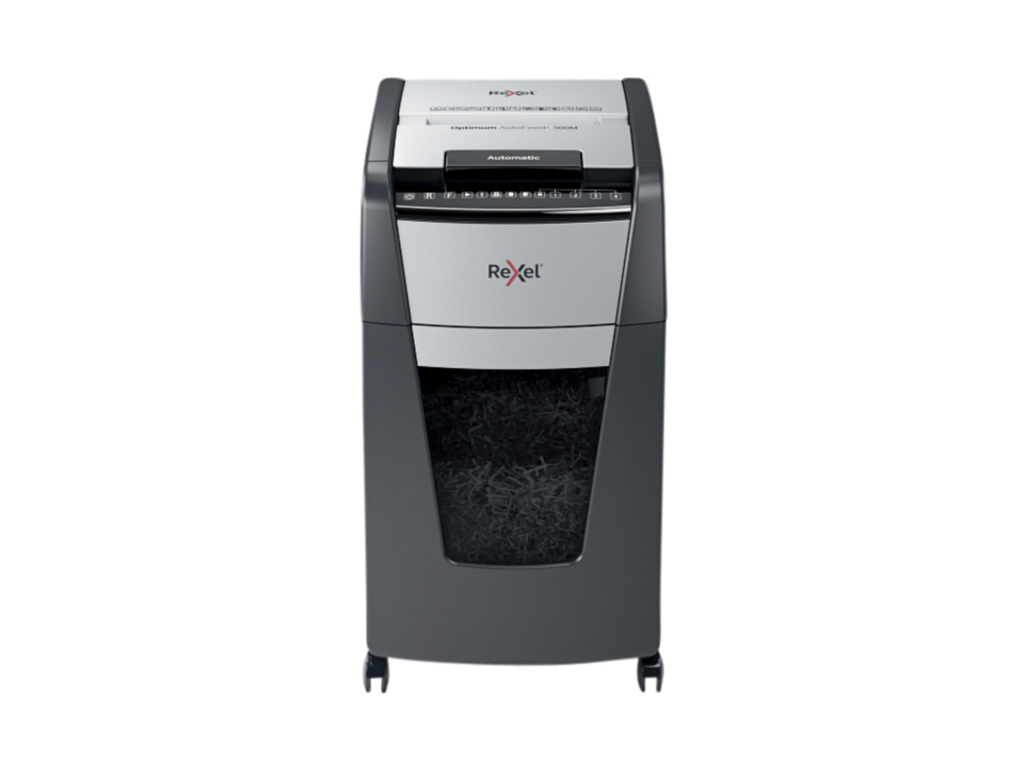 Automatische papiervernietiger Rexel Optimum AutoFeed+ 300M Micro Cut P5