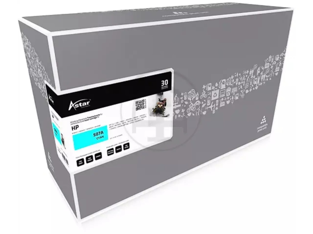 Toner Astar voor HP 507A CE401A cyaan