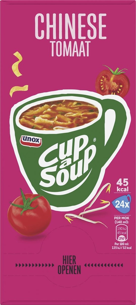 Soep Cup a Soup 140ml Chinese tomaat (24)