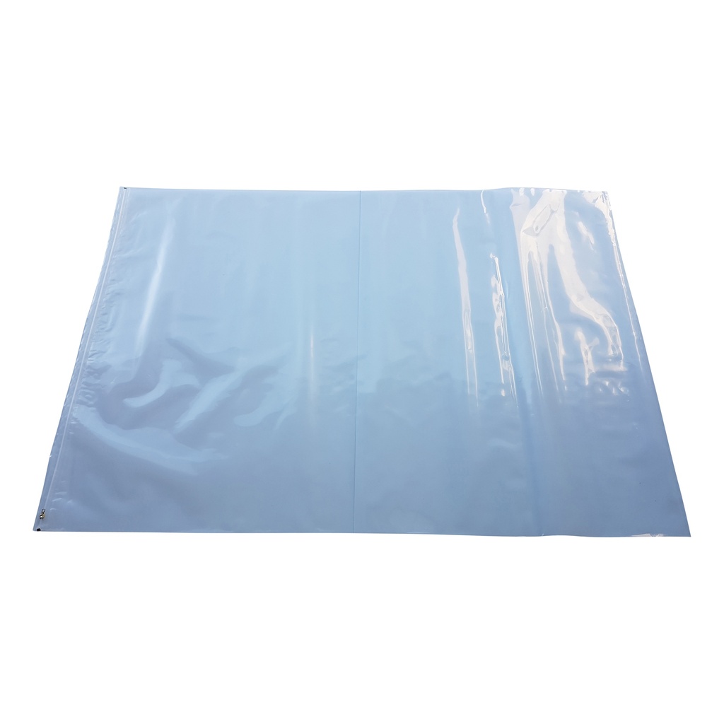 Beschermhoes met zip LDPE A1 63x84cm 120µ transparant (10)