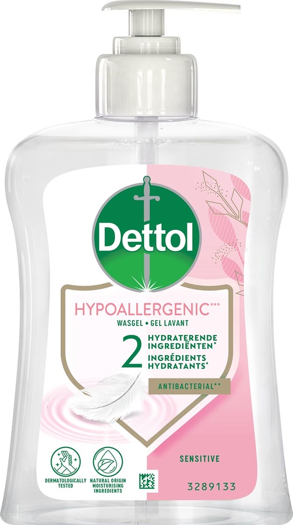 Handzeep Dettol Hypoallergenic hypoallergenic flacon 250ml