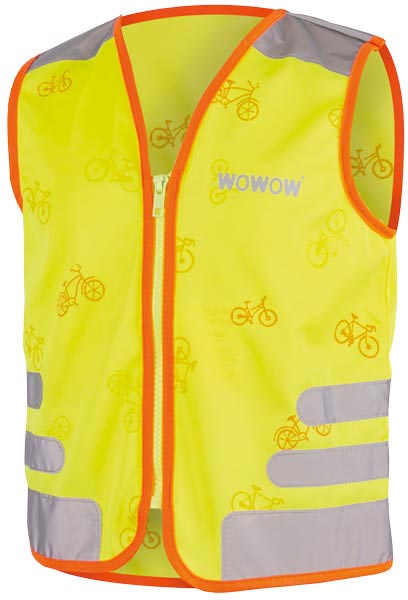 Fluohesje Wowow Nutty Jacket kinderen XS fluo geel