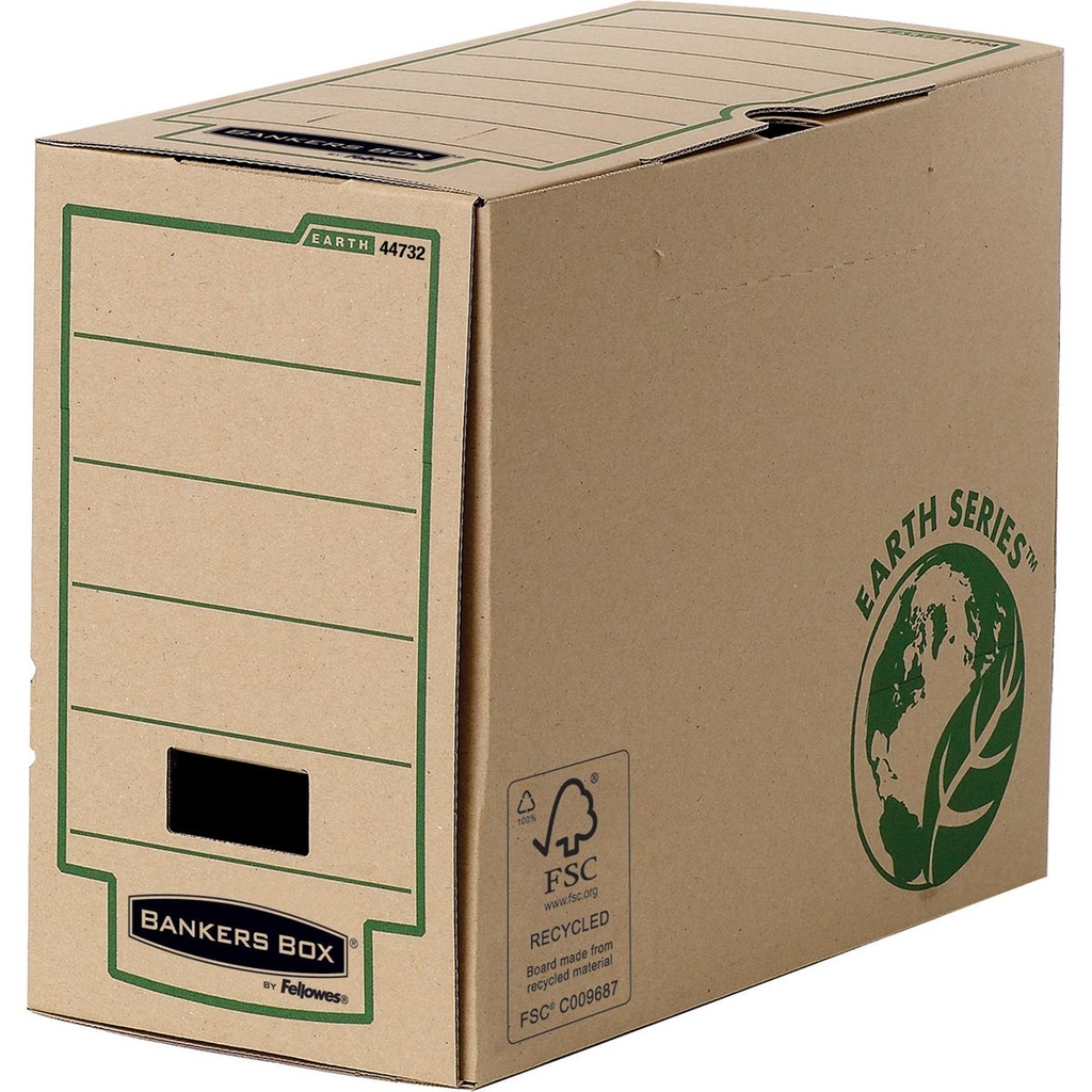 Archiefdoos Fellowes Bankers Box Earth Series 350x260mm rug 200mm bruin (25)