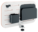 Bureau organizer ophangbord Leitz Ergo 42x25cm klein wit