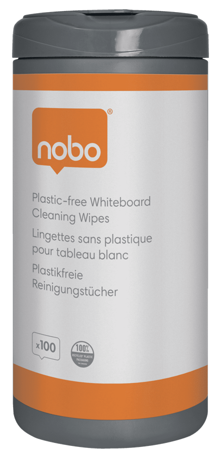 Reinigingsdoekjes Nobo duurzaam voor whiteboards (100)