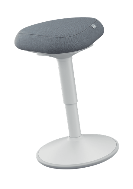 Wiebelkruk Leitz Ergo met gasveer 47-64cm lichtgrijs