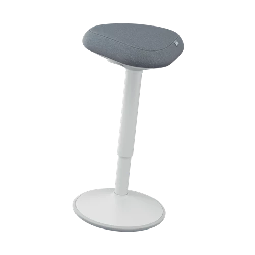 Wiebelkruk Leitz Ergo met gasveer 57-82cm lichtgrijs