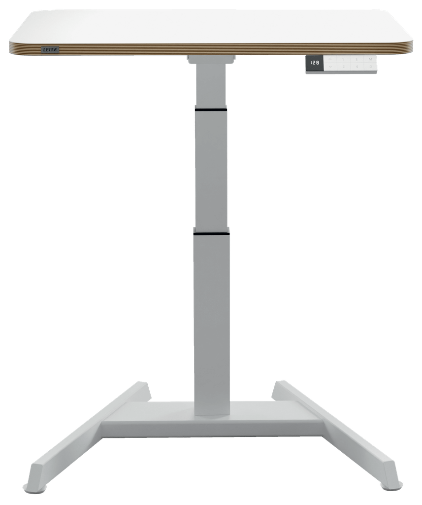 Zit-sta bureau elektrisch Leitz Ergo 80x60cm wit