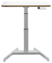 Zit-sta bureau elektrisch Leitz Ergo 80x60cm wit