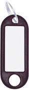 [KAN-262801801] Sleutelhanger Wedo met verwisselbaar etiket (100) (zwart)