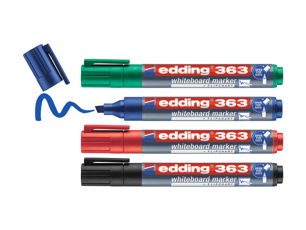 Whiteboard marker Edding E-363 assorti (4)