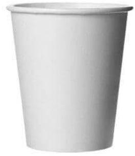 Drinkbeker karton 180ml wit (100)