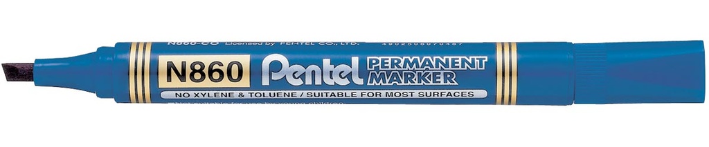Permanent marker Pentel N860-C blauw