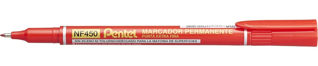 Permanent marker Pentel NF450-B rood
