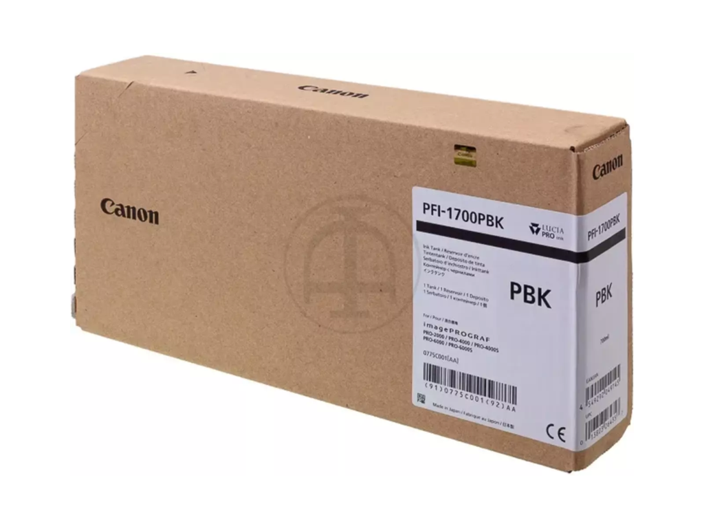 Cartridge Canon Inkjet PFI-1700 imagePROGRAF iPF2000 700ml PBK
