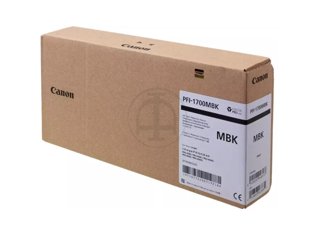 Cartridge Canon Inkjet PFI-1700 imagePROGRAF iPF2000 700ml MBK