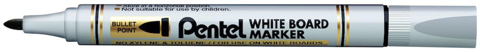 Whiteboardmarker Pentel MW85 zwart