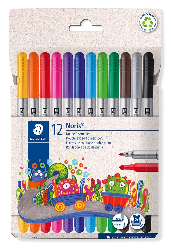 Viltstift Staedtler Noris Club assorti (12)