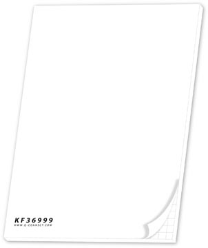 Papierblok voor flipchart Q-Connect 58,5x81cm 70gr 40vel geruit