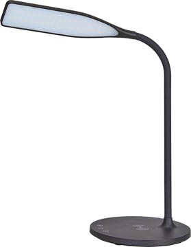 Bureaulamp ALBA LED Smart 2700-6500Kelvin 280lumen met QI oplader zwart