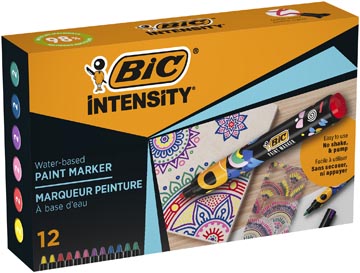 Paintmarker BIC Intensity assorti (12)