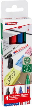 Permanent marker Edding 400 assorti (4)