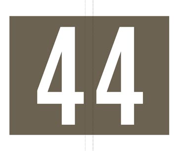 Etiketten voor hangmap Jalema Codetab 4 grijs (500)