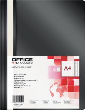 Snelhechtmap Office Products A4 zwart