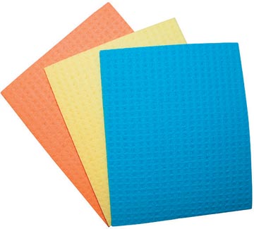 Sponsdoekjes Office Products 16x18cm assorti (3)