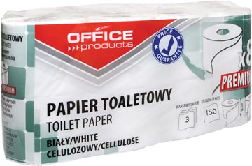 Toiletpapier Office Products 3-laags 150vel wit (8)