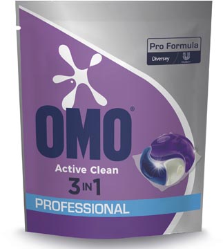 Wasmiddel OMO Professional Active Clean capsules (80)