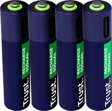 Batterij Trust USB-C AAA herlaadbaar (4)