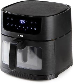 Heteluchtfriteuse Domo Deli-Fryer met kijkvenster 8L zwart