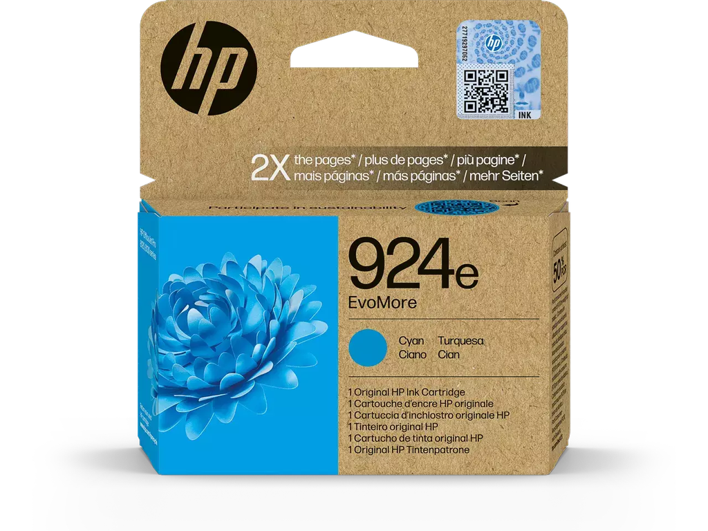 Cartridge HP Inkjet 924E EvoMore 1000 pag. CY