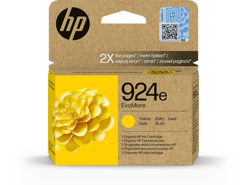 Cartridge HP Inkjet 924E EvoMore 1000 pag. YEL