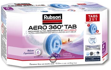 Navulling voor ontvochtiger Rubson AERO 360 450gram lavendel (4)