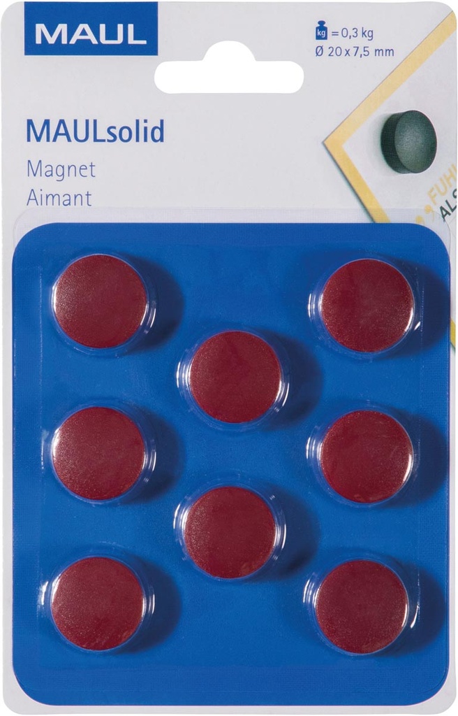 Magneet Maul MaulSolid Ø20mm (8)