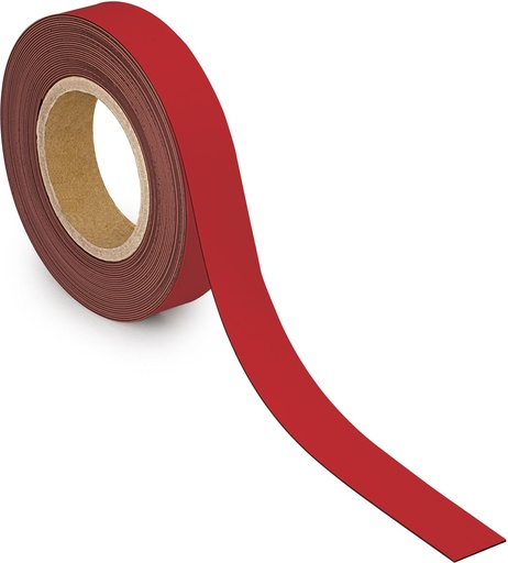 [QUA-6524525] Magnetisch etiketband MAUL beschrijf- en wisbaar 30mmx10m (rood)