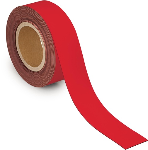 [TIM-6524925] Magnetisch etiketband MAUL beschrijf- en wisbaar 50mmx10m (rood)