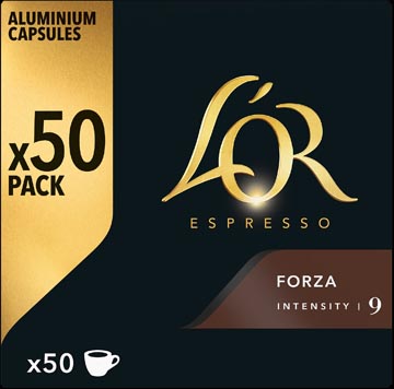 Koffiecapsules Douwe Egberts L'Or Intensity Forza (50)