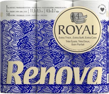 Toiletpapier Renova Royal 4-laags 140vel (63)